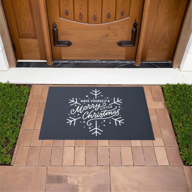 Have Yourself a Merry Little Christmas - Snowflake Doormat (Outdoor)