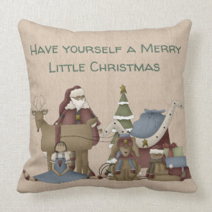 Have Yourself A Merry Little Christmas Throw Pillow