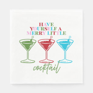 Have Yourself A Merry Little Cocktail Bachelorette Napkins
