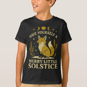 Have Yourself A Merry Little Solstice Fox Mystic T-Shirt