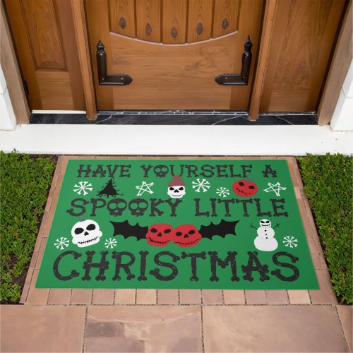 Have Yourself a Spooky Little Christmas Doormat