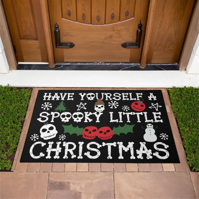 Have Yourself a Spooky Little Christmas Doormat (Outdoor)