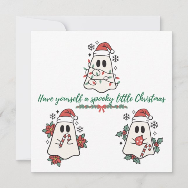 Have Yourself a Spooky Little Christmas Invitation (Front)