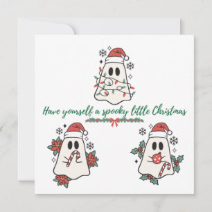 Have Yourself a Spooky Little Christmas Invitation