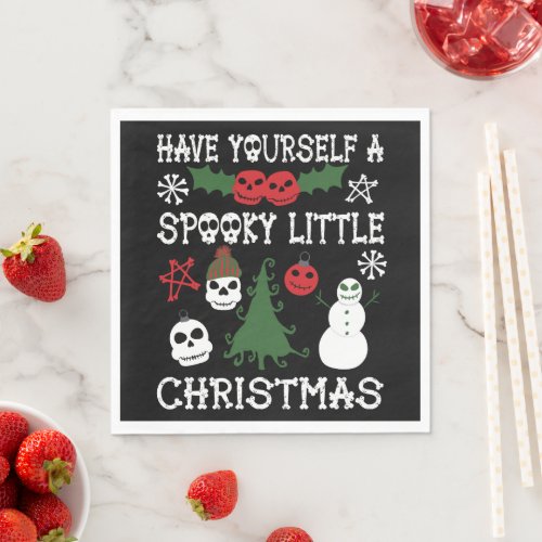 Have Yourself a Spooky Little Christmas Napkins