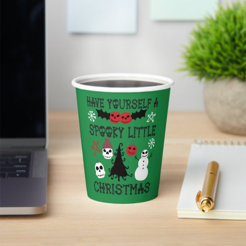 Have Yourself a Spooky Little Christmas Paper Cups