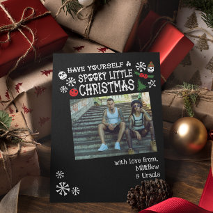 Have Yourself a Spooky Little Christmas Photo Holiday Card
