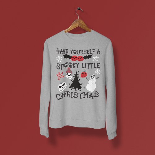 Have Yourself a Spooky Little Christmas Photo Sweatshirt