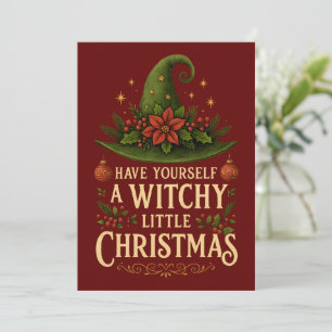 Have Yourself a Witchy Christmas Invitation
