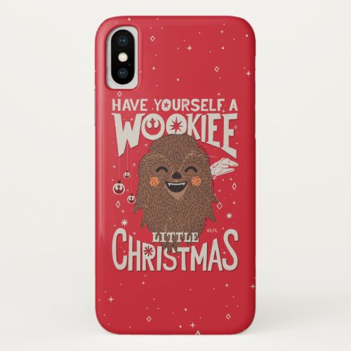 Have Yourself A Wookiee Little Christmas iPhone X Case