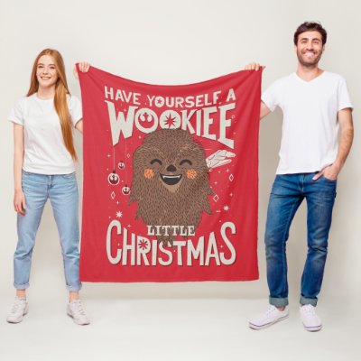 Have Yourself A Wookiee Little Christmas Fleece Blanket