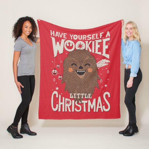 Have Yourself A Wookiee Little Christmas Fleece Blanket