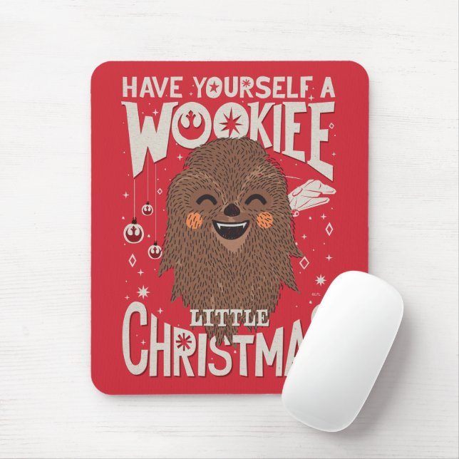 Have Yourself A Wookiee Little Christmas Mouse Pad (With Mouse)