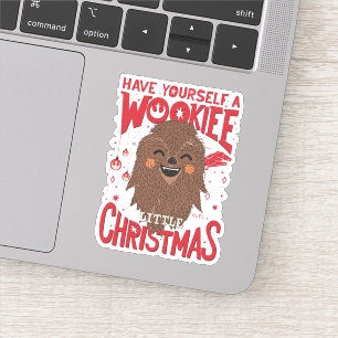 Have Yourself A Wookiee Little Christmas Sticker