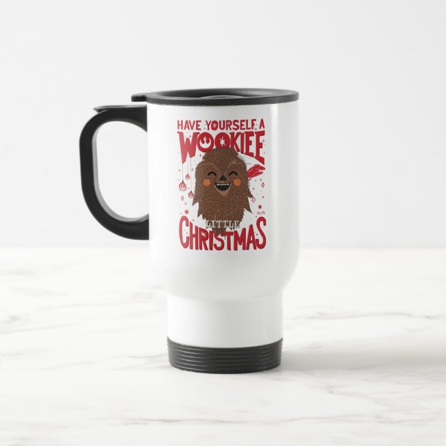 Have Yourself A Wookiee Little Christmas Travel Mug (Left)