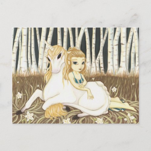 Haven- Fairy Unicorn postcard