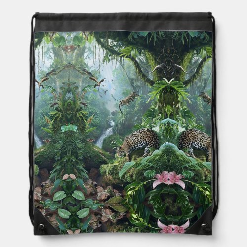 Haven of the Beast  Drawstring Bag