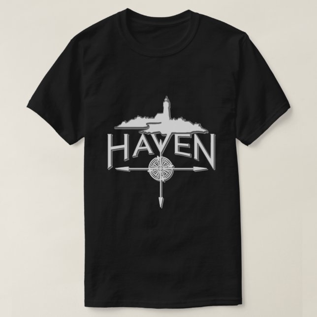 Haven White Logo Classic T-Shirt (Design Front)