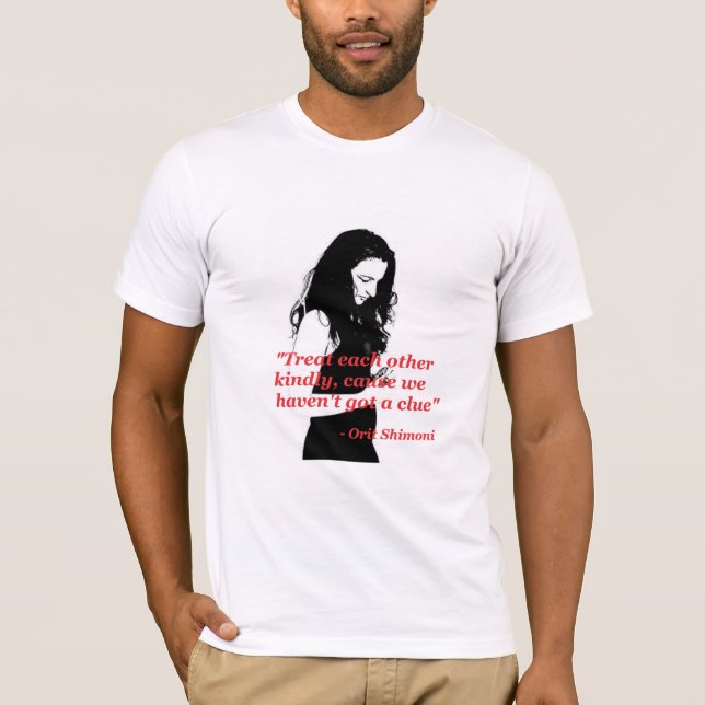 Haven't Got a Clue - Orit Shimoni - men's tshirt (Front)