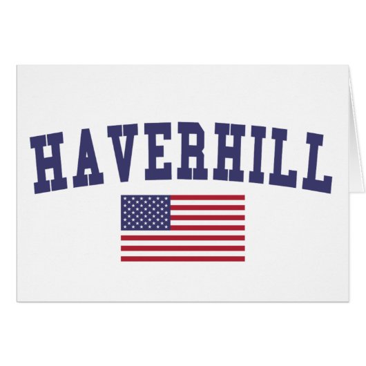 Haverhill US Flag Cards (Front Horizontal)