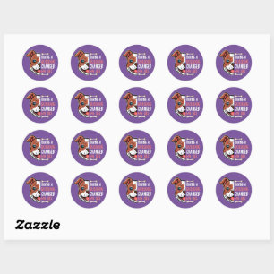 Having A Bulldog Changed My Life  Classic Round Sticker