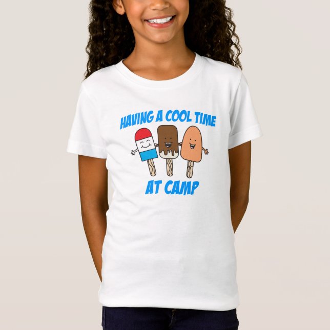 Having A Cool Time At Camp Ice Pop T-Shirt (Front)