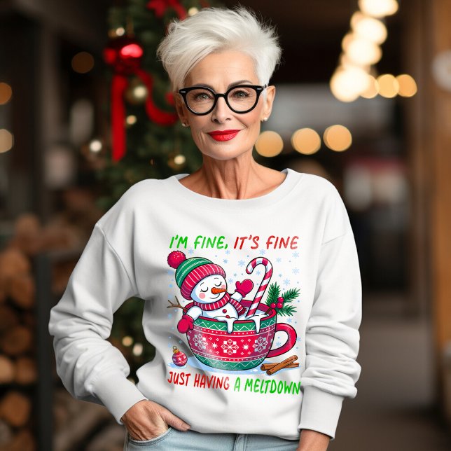 Having A Meltdown Sweatshirt (Creator Uploaded)