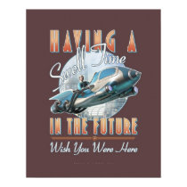Having a Swell Time in the Future  (16x20") Poster