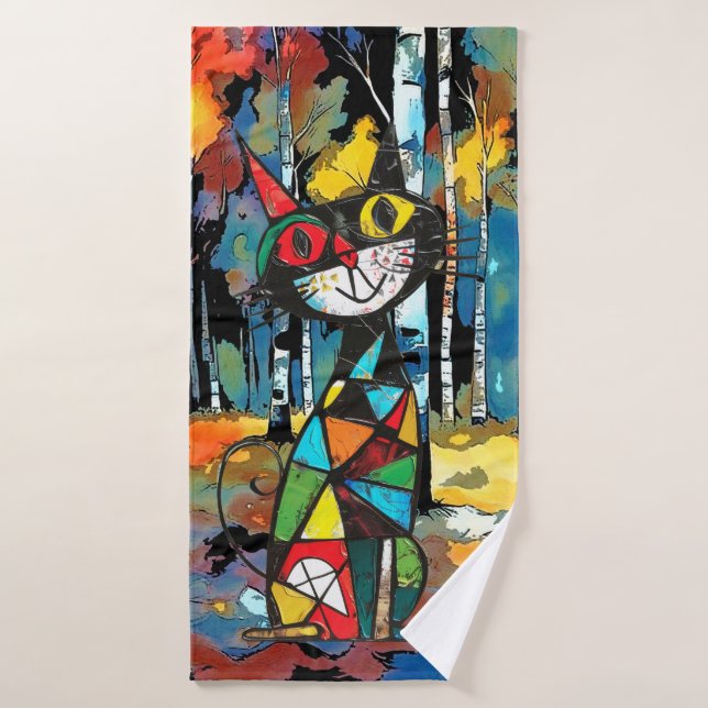 Having An Abstract Kinda Day Bath Towel (Bath Towel)