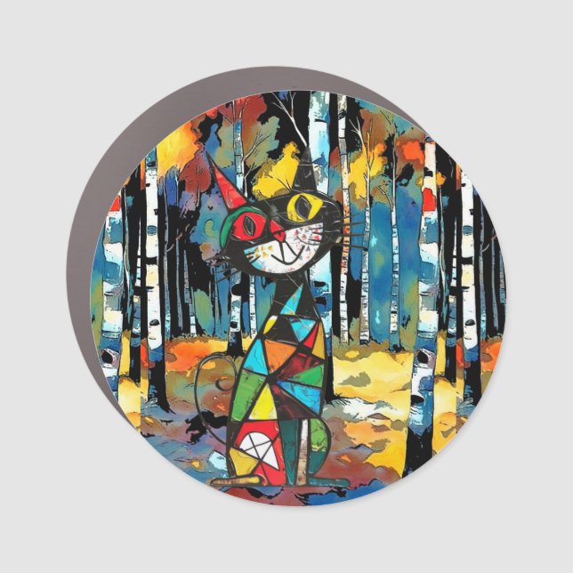 Having An Abstract Kinda Day Car Magnet (Front)