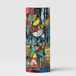 Having An Abstract Kinda Day Pillar Candle