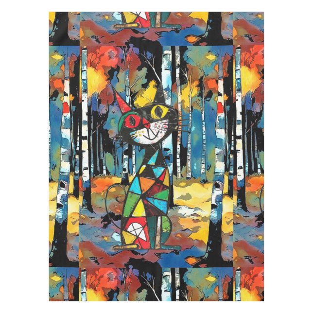 Having An Abstract Kinda Day Tablecloth (Front)