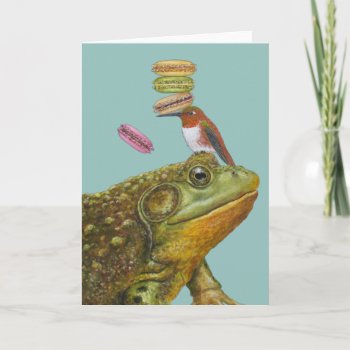 Having Dessert Together Again Card by vickisawyer at Zazzle