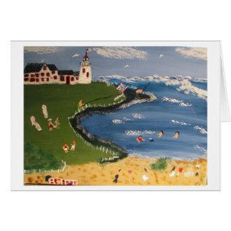 Having Fun on a Hot Summer Day Cards