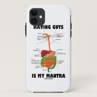 Having Guts Is My Mantra (Digestive System) iPhone 11 Case