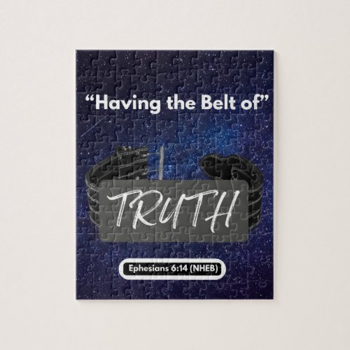Having the Belt of Truth _ 8 x 10 Puzzle