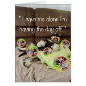 Having the day off (Front)