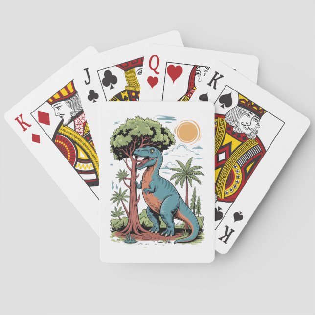 Having to eat trees poker cards (Back)