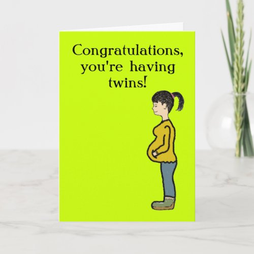 Having twins Card