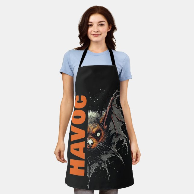 Havoc: Bat-like Creature Design Apron (Worn)