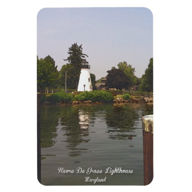Havre De Grace Lighthouse Magnet (Vertical)