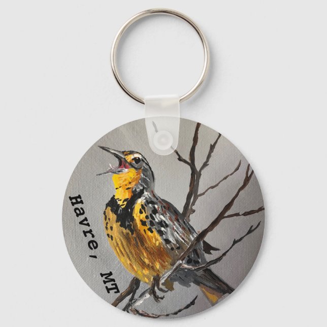 Havre Meadowlark keychain (Front)