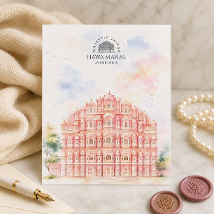 Hawa Mahal, Jaipur India Beautiful Landscape Holiday Postcard