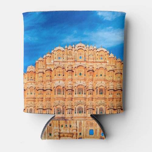 Hawa Mahal Palace Indian landmark illustration Can Cooler