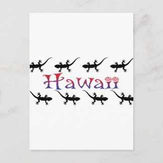 hawai geckos postcard