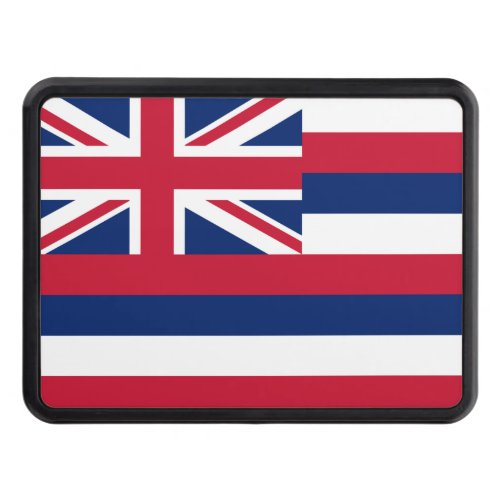 Hawaii Flag License Plate Hitch Cover
