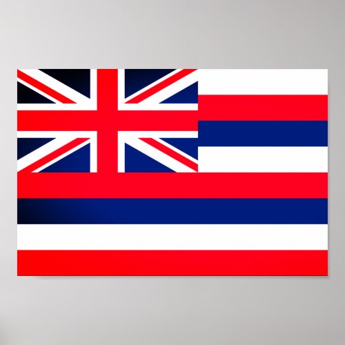 Hawaiâi Flag Poster