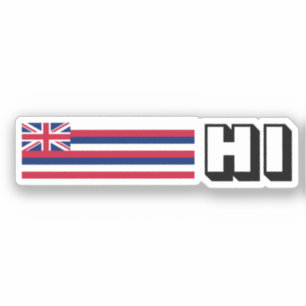 Hawai’I Flag Sticker