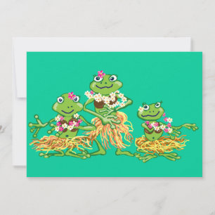 Hawaian party invitation