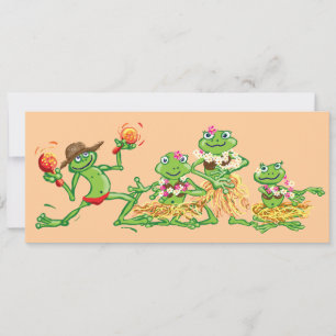 Hawaian party invitation